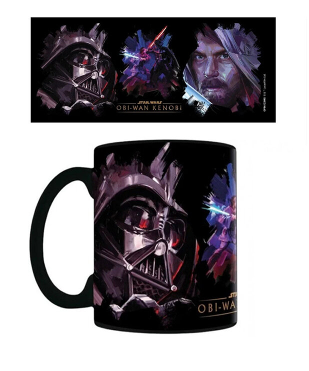 Ensemble Tasse / Sous-Verre / Porte-Clés ( Star Wars ) Obi-Wan Kenobi