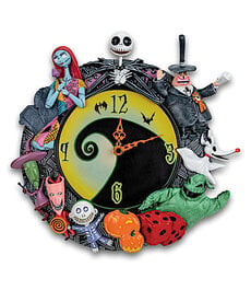 Bradford Exchange Clock Bradford Exchange ( The Nightmare Before Christmas ) Characters