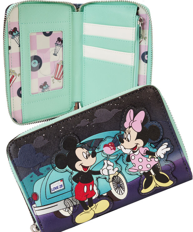 Loungefly Loungefly Wallet ( Disney ) Mickey & Minnie ''Date Night''