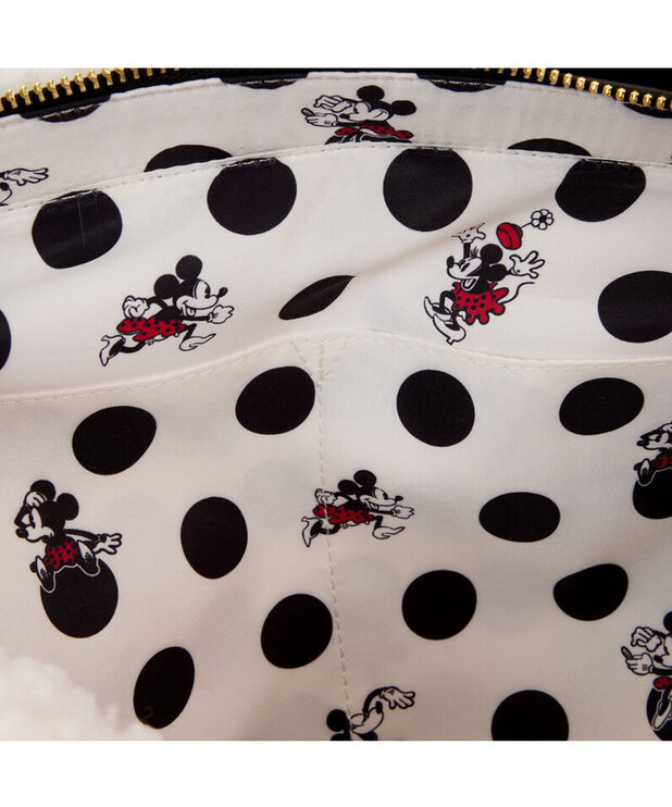 Loungefly Minnie Dots Plush ( Disney ) Tote Bag Loungefly