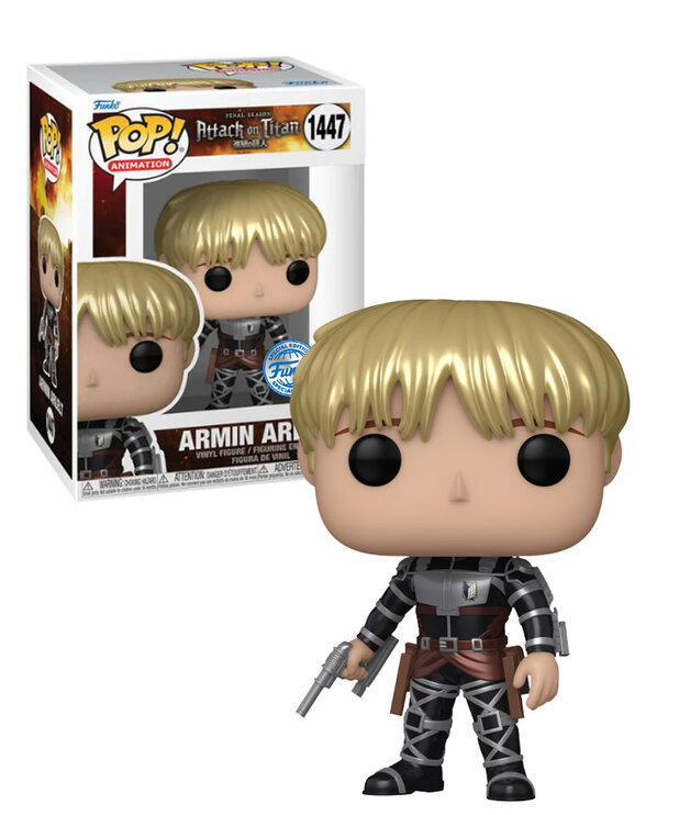 Funko Armin Arlelt Metallic 1447 ( Attack on Titan ) Funko Pop