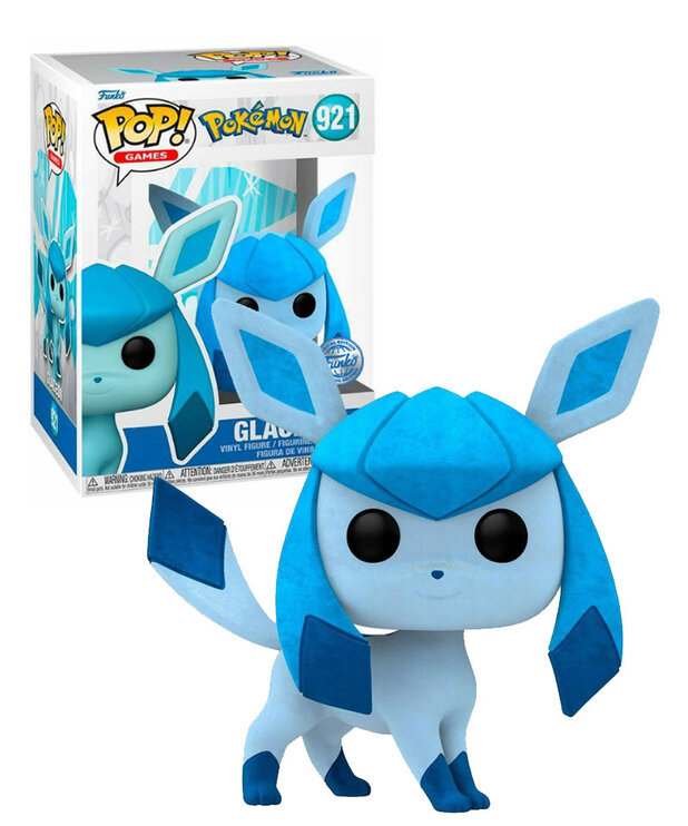 Funko Glaceon Flocked 921 ( Pokémon ) Funko Pop