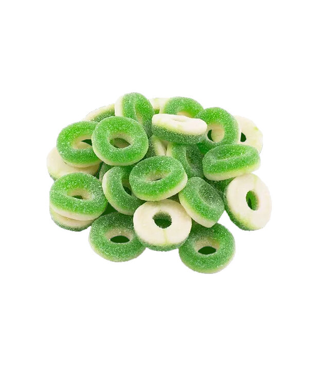 Bulk Candy 50g ( Kervan ) Green Apple Ring