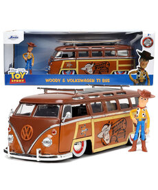 Jada Toys Woody & Volkswagen T1 Bus ( Disney ) Toy Story 1:24