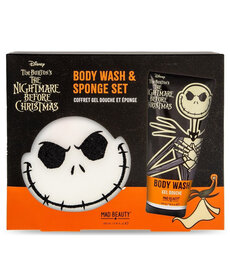 Mad Beauty Body Wash and Sponge Set Mad Beauty ( The Nightmare Before Christmas ) Jack Skellington Coconut