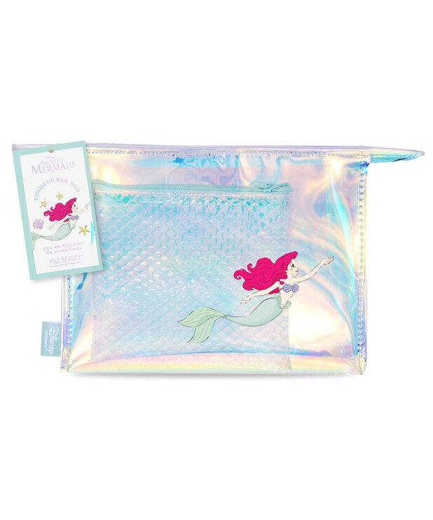 Mad Beauty Cosmetic Bags Duo Mad Beauty ( Disney ) Ariel The Little Mermaid