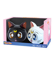 Ceramic Mug Duo Pack ( Sailor Moon ) Luna & Artemis