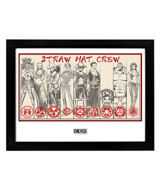 12X16 Frame ( One Piece ) Straw Hat Crew