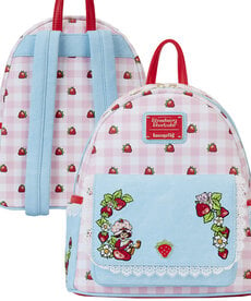 Loungefly Loungefly Mini Backpack ( Strawberry Shortcake ) Denim & Strawberries