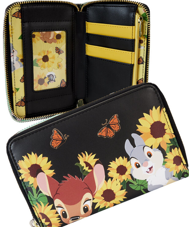 Loungefly Loungefly Wallet ( Disney ) Bambi Sunflowers