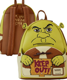 Loungefly Loungefly Mini Backpack ( Dreamworks ) Shrek " Keep Out "