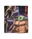Plush Blanket ( Star Wars ) The Mandalorian & Grogu