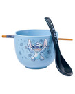 Ceramic Bowl with Chopsticks and Spoon ( Disney ) Stitch