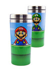 15 oz. Travel Mug ( Super Mario ) Mario & Luigi