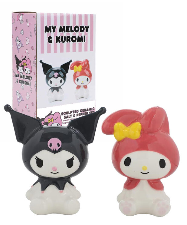 Salière & Poivrière ( Sanrio ) Kuromi et Melody