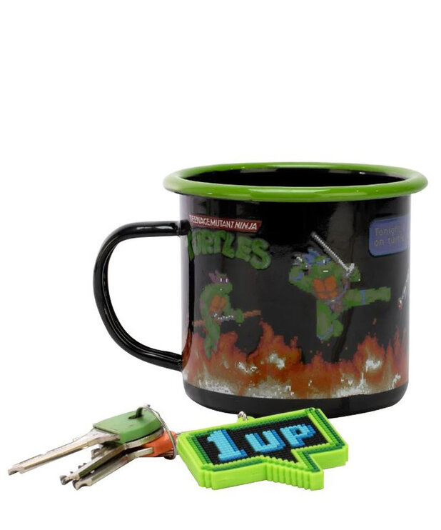 Camper Mug and Keychain ( Tortues Ninja )