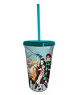 16 oz. Acrylic Straw Glass ( Demon Slayer ) Characters