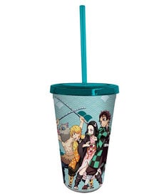 16 oz. Acrylic Straw Glass ( Demon Slayer ) Characters