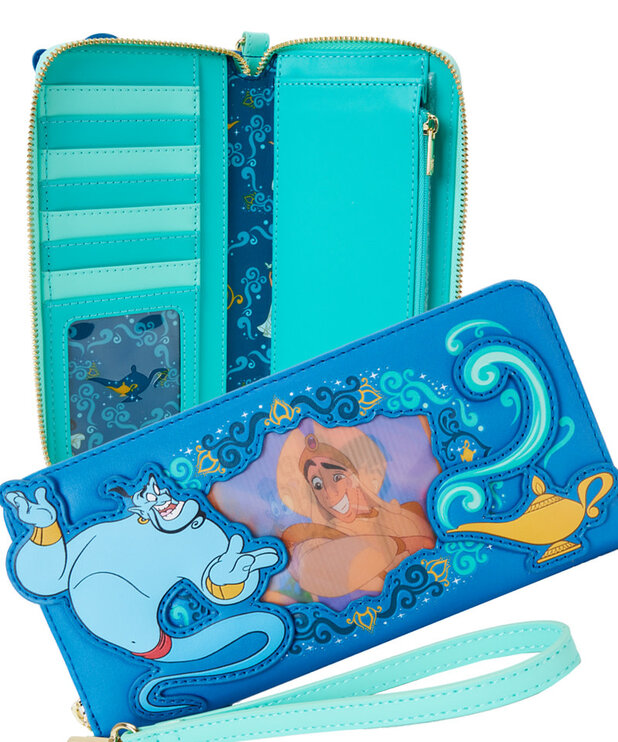 Loungefly Portefeuille Loungefly avec Ganse ( Disney ) Princesse Jasmine ''Lenticulaire''( ATL )