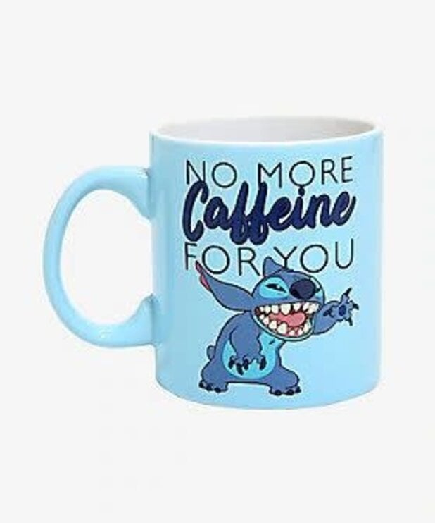 Disney ( Tasse en Céramique 14 oz. ) Stitch No More Caffeine for You