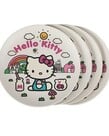 Ensemble de 4 Assiettes en Bambou ( Sanrio ) Hello Kitty ( ATL )