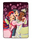 Couverture en Peluche 60 X 90 ( Disney ) Les Princessses ( ATL )