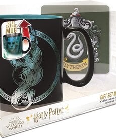 Coffret Cadeau Slytherin ( Harry Potter ) Tasse Réactive / Sous-Verre ( ATL )