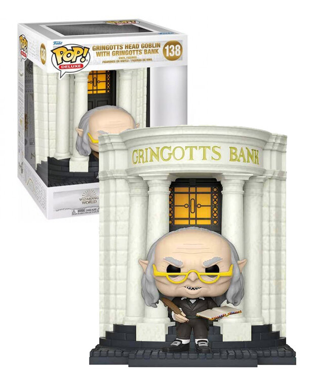 Gringotts'Head Goblin With Gringott's Bank 138 ( Harry Potter )  Funko Pop ( PA )