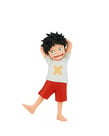 Monkey D. Luffy Young Red Film ( One Piece ) Figurine Banpresto ( JP )