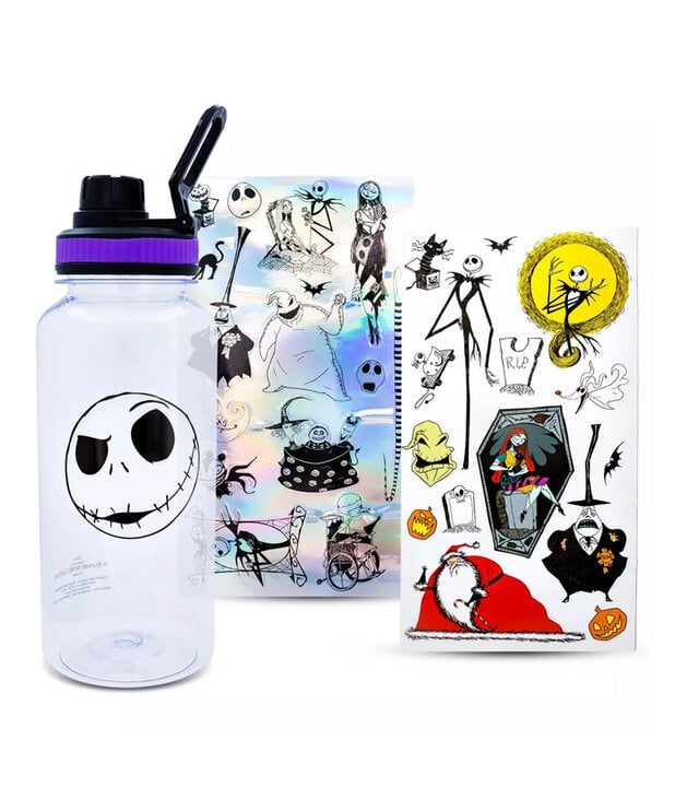 Bouteille en Acrylique avec Auto-Collants ( The Nightmare Before Christmas ) Jack Skellington ( ATL )