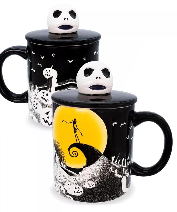 The Nightmare Before Christmas ( Tasse 18 oz. avec Couvercle ) Jack skellington