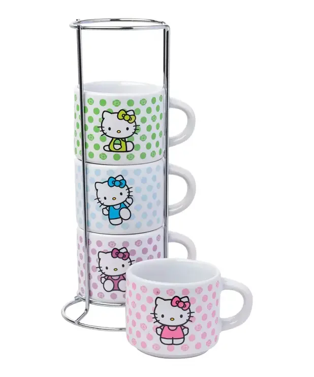 Ensemble de Minis Tasses Expresso ( Sanrio ) Hello Kitty ( ATL )