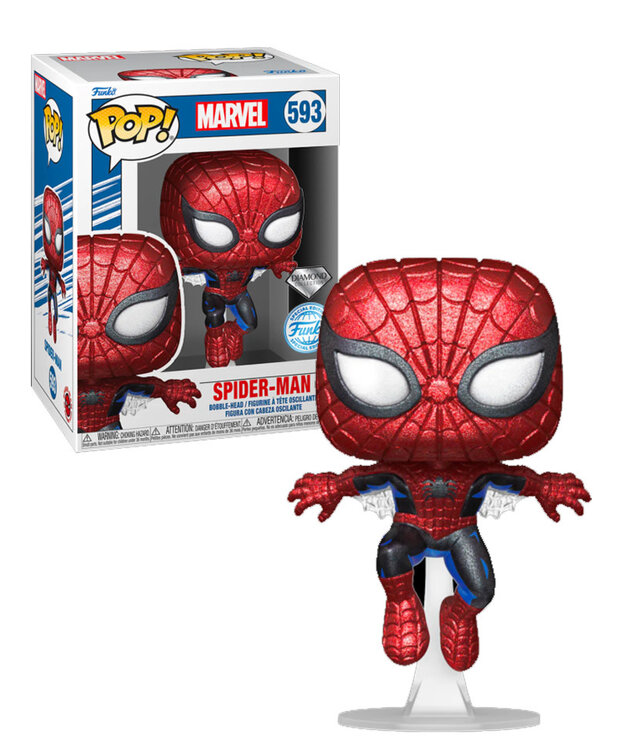 Funko Spider-Man Glitter 593 ( Marvel ) Funko Pop ( JP ) *Web*