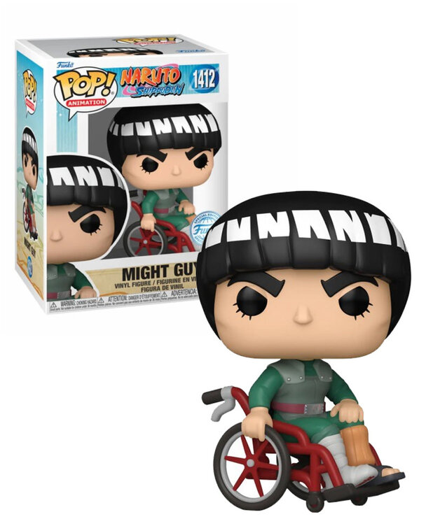 Funko Might Guy  in Wheelchair 1412 ( Naruto Shippuden ) Funko Pop ( JP ) *Web*