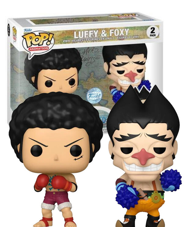 Funko Luffy & Foxy 2-Pack ( One Piece ) Funko Pop ( JP ) *Web*