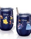 Bradford Exchange Duo de Verres avec Couvercle Bradford Exchange ( Disney ) Cendrillon & Blanche-Neige ( ATL )