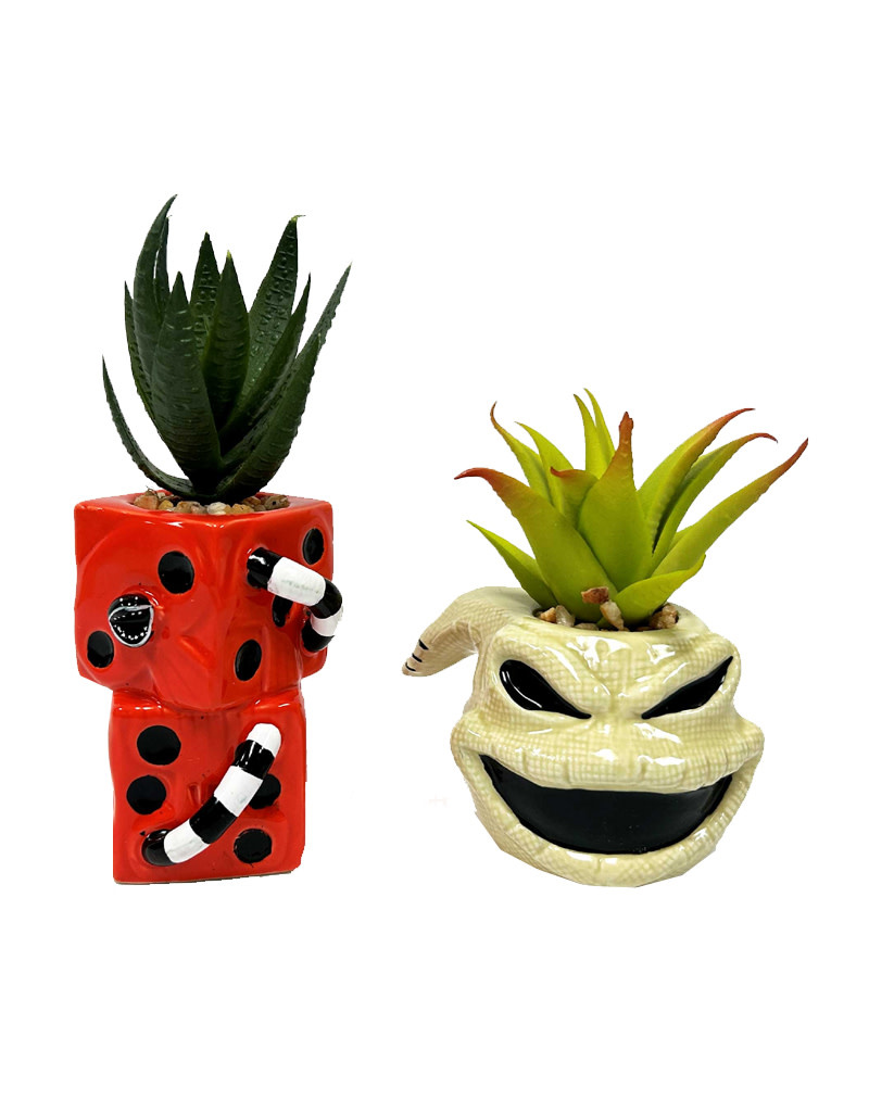 Duo de Pots de Plante Bradford Exchange ( The Nightmare Before
