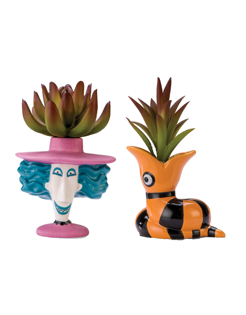 Duo de Pots de Plante Bradford Exchange ( The Nightmare Before