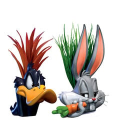 Bradford Exchange Duo de Plantes Bradford Exchange ( Looney Tunes ) Daffy Duck & Bugs Bunny ( ATL )