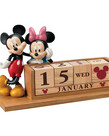 Bradford Exchange Mickey & Minnie Calendrier en Bois ( Disney ) Figurine Bradford Exchange