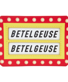 Loungefly Porte-Cartes qui Illumine dans le Noir Loungefly ( Beetlejuice ) Enseigne Lumineuse