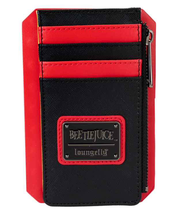 Loungefly Porte-Cartes qui Illumine dans le Noir Loungefly ( Beetlejuice ) Enseigne Lumineuse