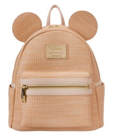 Loungefly Mini Sac à Dos Loungefly ( Disney ) Mickey Mouse en Paille