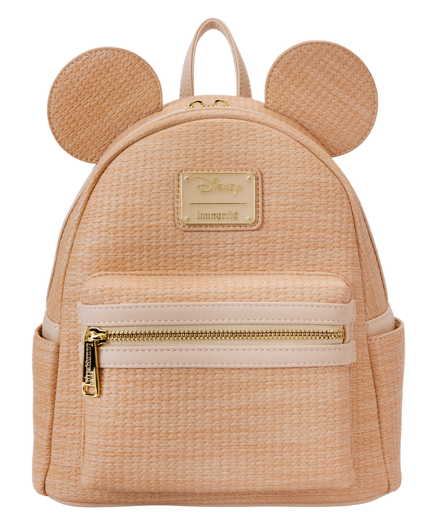 Loungefly Mini Sac à Dos Loungefly ( Disney ) Mickey Mouse en Paille