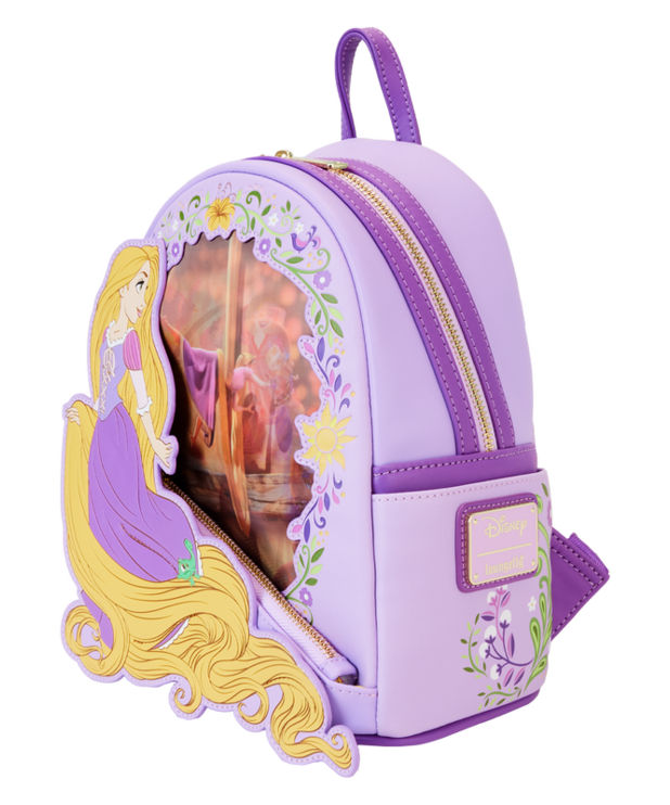 Loungefly Mini Sac à Dos Loungefly ( Disney ) Raiponce Lenticulaire