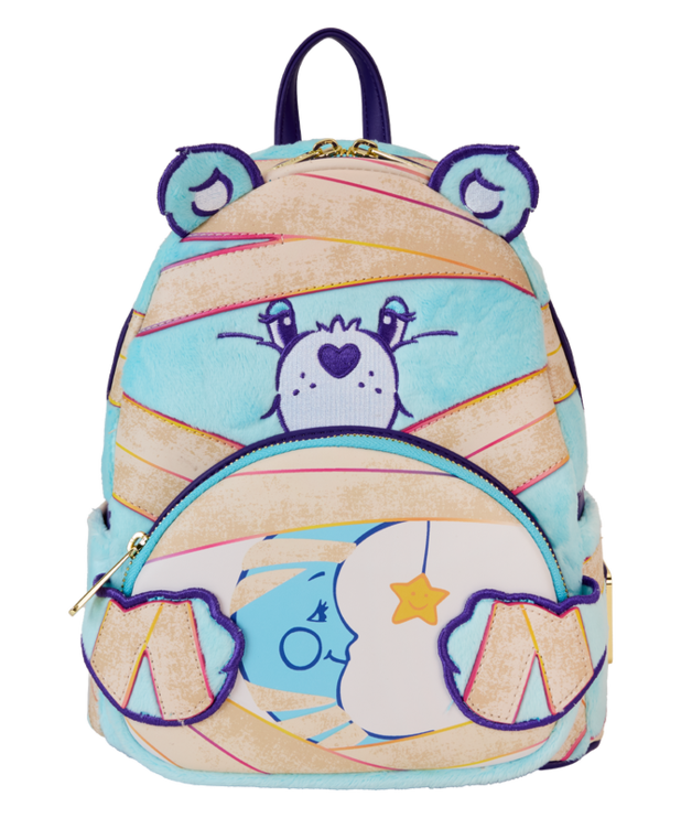 Loungefly Mini Sac à Dos Loungefly ( CareBears ) Calinours Mommy qui illumine dans le Noir