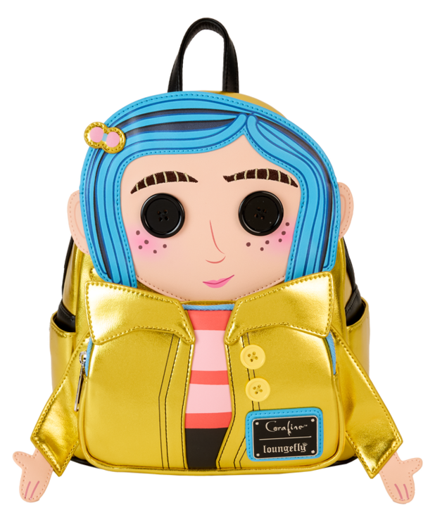 Loungefly Mini Sac à Dos Loungefly ( Laika ) Coraline 15ième Ann.