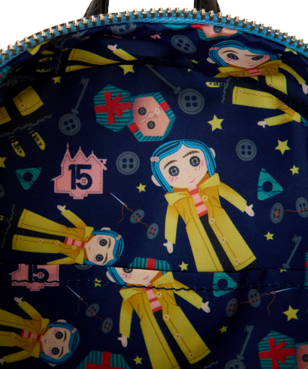 Loungefly Mini Sac à Dos Loungefly ( Laika ) Coraline 15ième Ann.