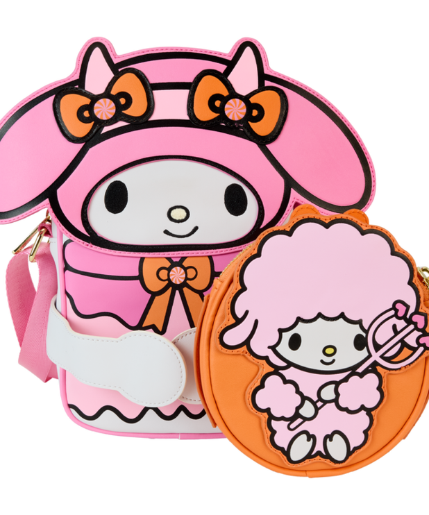 Loungefly Sac à Main avec Pochette Amovible Loungefly ( Sanrio ) My Melody Diable