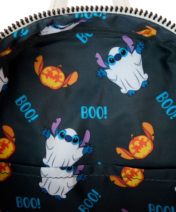 Loungefly Mini Sac à Dos qui Illumine e dans le Noir ( Disney ) Stitch Fantôme